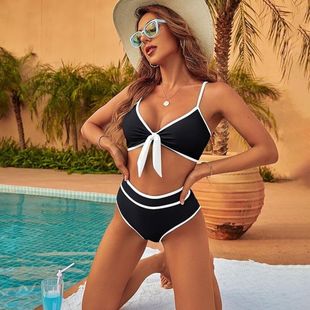 Blooming Jelly Womens High Waisted Bikini Set